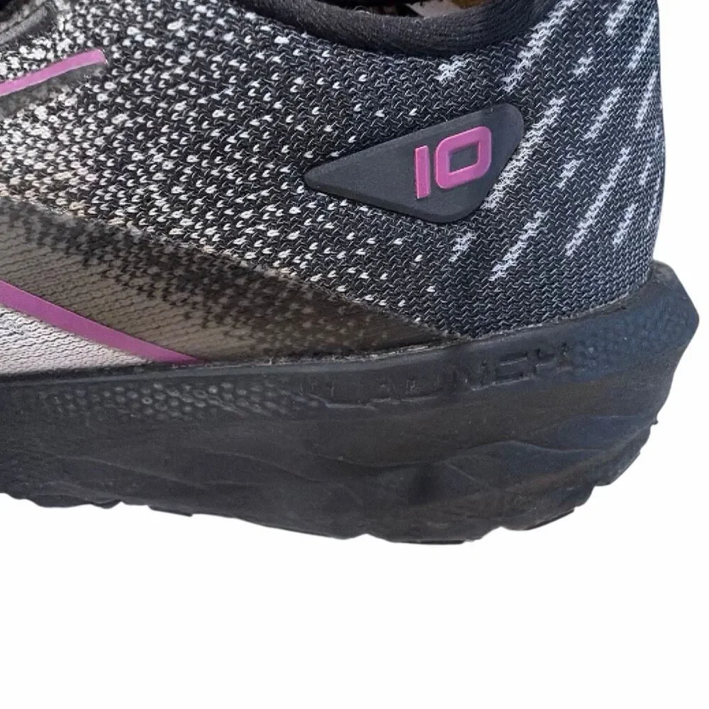 Brooks Launch 10 Women’s Running Shoes White Black Athletic Sneakers Size 7.5